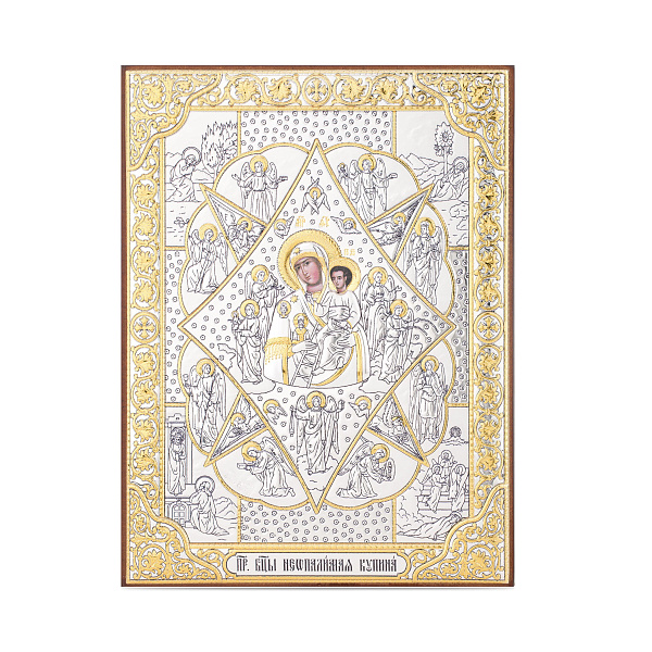 Ікона Неопалима Купина (120×160) (арт. P-4/010G/K) – зображення 1