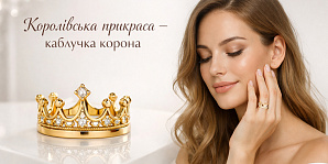 Королівська прикраса – каблучка корона