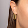 Серьги-кольца из желтого золота Олимпия (арт. 1091567/30ж) – изображение 2