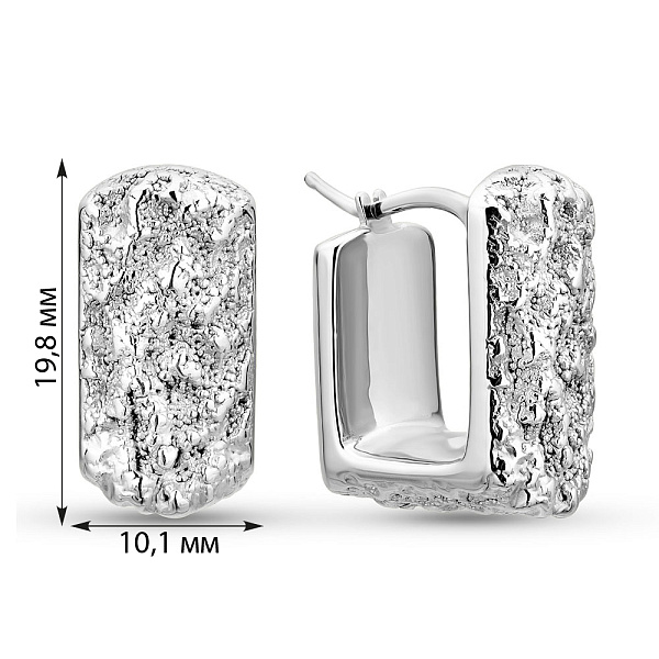 Золотые сережки Francelli (арт. е1091990б) – изображение 4