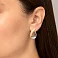 Золотые серьги без камней (арт. 110391) – изображение 3
