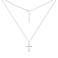 Серебряное колье с крестиком (арт. 7507/2445) – изображение 2