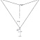Серебряное колье Крестик без камней (арт. 7507/1791) – изображение 3