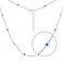 Серебряное колье с цветными альпинитами (арт. 7507/621а) – изображение 1