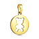 Золотая подвеска Мишка (арт. 440319ж) – изображение 1