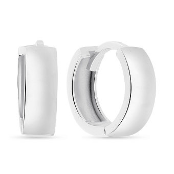 Фото Серьги-кольца из серебра (арт. 7502/2335/15)