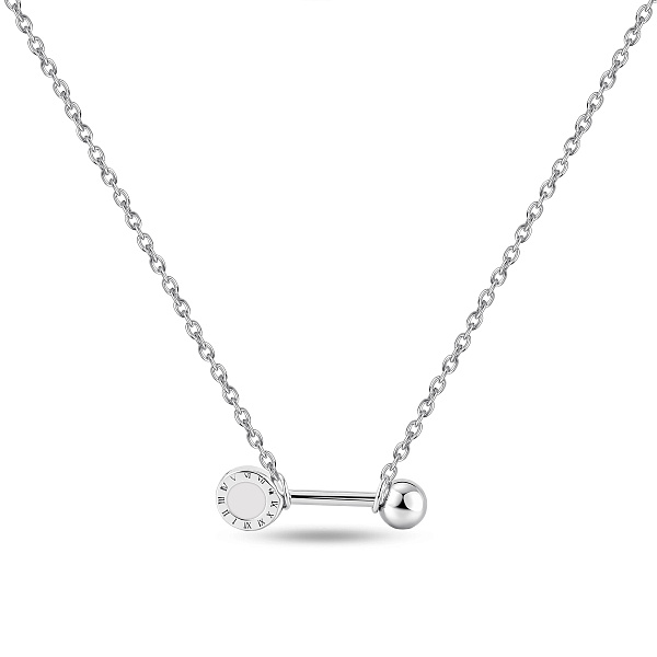 Серебряное колье с эмалью (арт. 7507/2413еб) – изображение 1