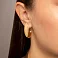Золотые серьги Francelli (арт. е1091994ж) – изображение 2