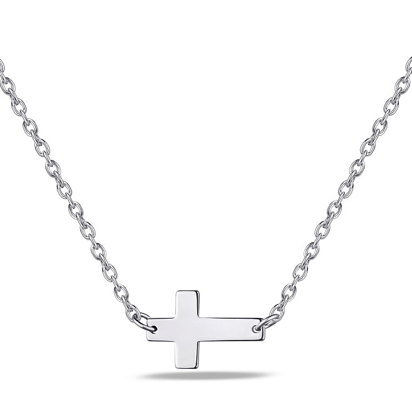 Колье из серебра Крестик (арт. 7507/1970) – изображение 1