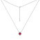 Серебряное колье с альпинитом (арт. 7507/2578ак) – изображение 2