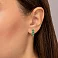 Серьги из красного золота с бриллиантами (арт. С011106и) – изображение 2