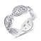 Серебряное кольцо с фианитами (арт. 7501/5954) – изображение 1