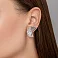Серьги из белого золота Francelli (арт. 111422б) – изображение 2