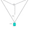 Серебряное колье с альпинитом (арт. 7507/1566аз) – изображение 3