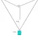Серебряное колье с альпинитом (арт. 7507/1566аз) – изображение 3