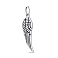 Серебряный подвес Крыло (арт. 7903/3999) – изображение 1
