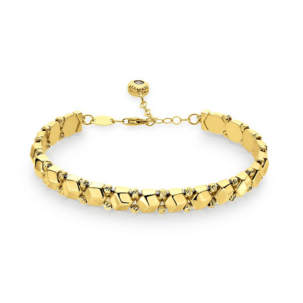 Браслет Francelli з жовтого золота з кульками (арт. 326122ж) – зображення 1