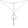 Серебряное колье без камней (арт. 7507/КЛ2/432Ш-45) – изображение 2
