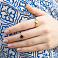Золотое кольцо с эмалью (арт. 141087еп) – изображение 4