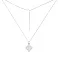 Серебряное колье Клевер с фианитами (арт. 7507/2489/7) – изображение 2