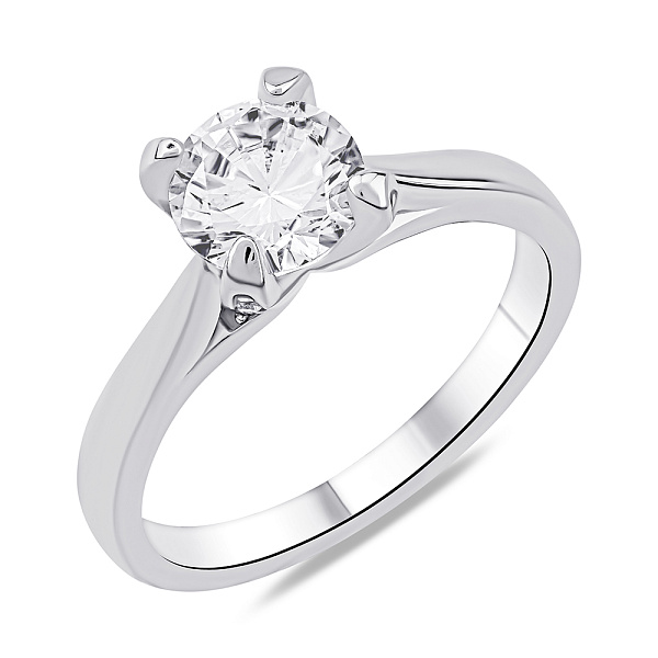 Серебряное кольцо с крупным фианитом (арт. 7501/7000) – изображение 1