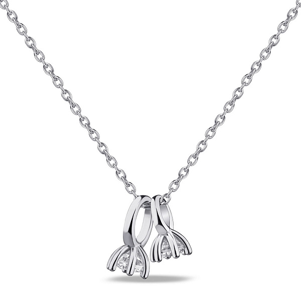 Колье из серебра с фианитами (арт. 7507/1882) – изображение 1