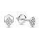 Серьги из белого золота с бриллиантами (арт. С341454005б) – изображение 1