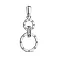 Серебряный подвес с фианитами (арт. 7503/3574) – изображение 1