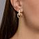 Золотые серьги с подвесками Francelli (арт. 1092033ж) – изображение 3