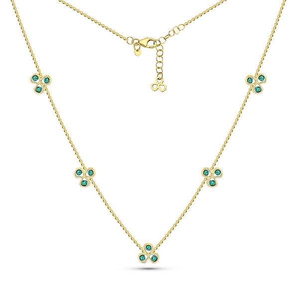 Колье из желтого золота Francelli (арт. 352589жбрз) – изображение 2