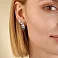 Серьги пусеты Монеты из белого золота (арт. 107862/1б) – изображение 2