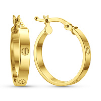 Сережки з жовтого золота (арт. 105914/20ж)