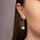 Золотые серьги Сердечки (арт. 1091602) – изображение 2