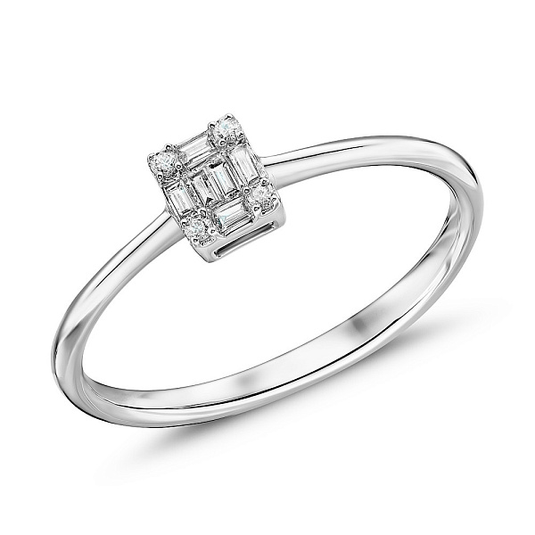 Золотое кольцо с бриллиантами (арт. К341374010б) – изображение 1