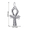 Серебряный Египетский Крест Жизни Анх (арт. 7903/3100157) – изображение 2