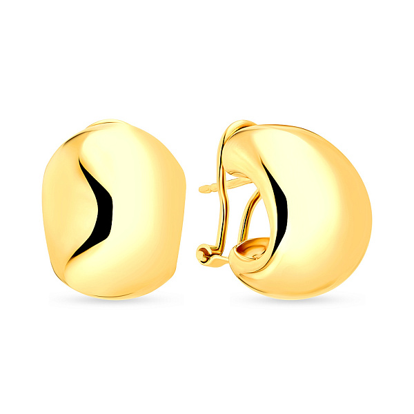Сережки Francelli из желтого золота (арт. е108250ж) – изображение 1