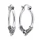 Серебряные серьги без камней (арт. 7902/2409) – изображение 1