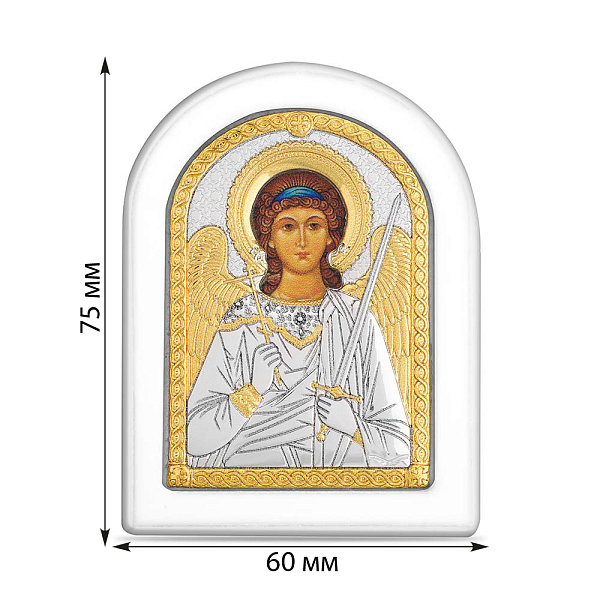 Икона Ангел Хранитель (75х60 мм) (арт. A-1/007G/B) – изображение 2