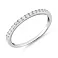Серебряное двойное кольцо с фианитами (арт. 7501/8609) – изображение 3