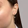 Золотые серьги с фианитами (арт. 110092/1) – изображение 2