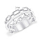Тройное кольцо из серебра Trendy Style (арт. 7501/5581) – изображение 2