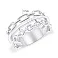 Тройное кольцо из серебра Trendy Style (арт. 7501/5581) – изображение 2