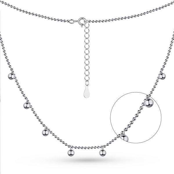Серебряное колье (арт. 7507/1826) – изображение 1
