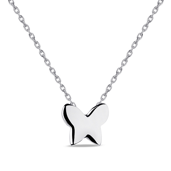 Серебряное колье Бабочка (арт. 7507/1617) – изображение 1