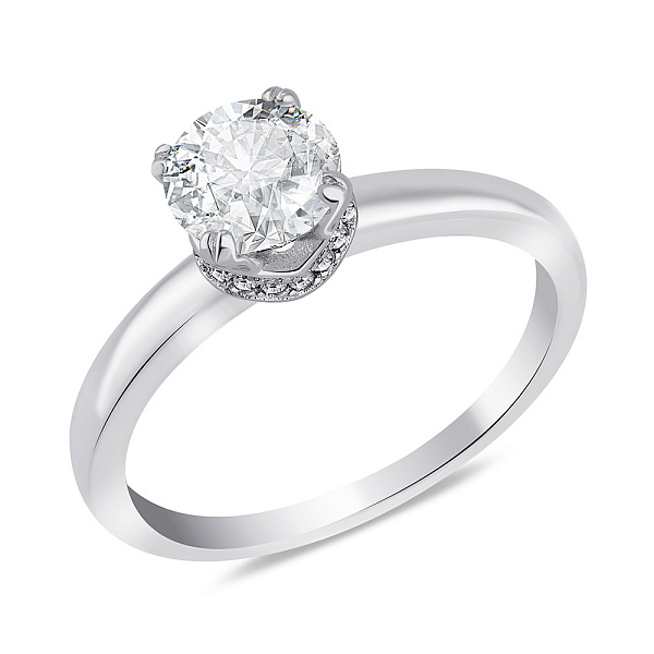 Серебряное кольцо с фианитами (арт. 7501/8044) – изображение 1
