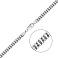 Серебряная цепочка с чернением плетения Питон (арт. 0305633ч) – изображение 1