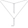 Колье из серебра с фианитами (арт. 7507/1887з) – изображение 3