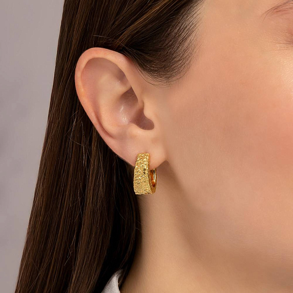 Серьги Francelli из желтого золота (арт. 1091861/15ж) – изображение 2