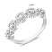 Серебряное кольцо Цветок с фианитами (арт. 7501/8536) – изображение 2