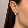 Серьги из серебра с фианитами (арт. 7502/9725/10) – изображение 2